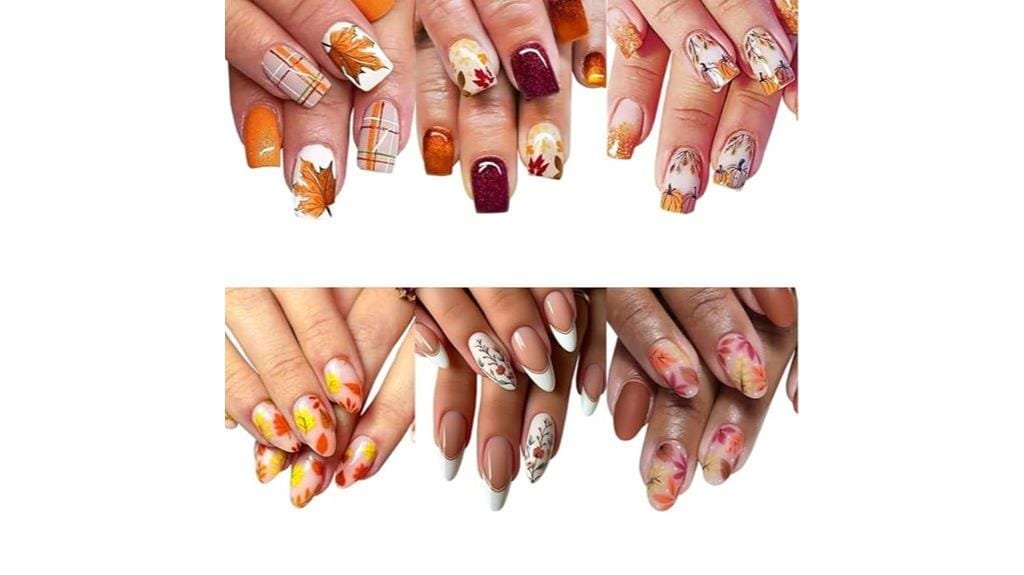 maple leaf press on nails