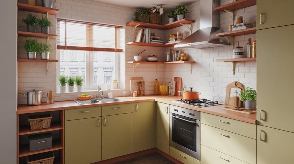 maximize corner kitchen storage