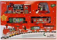 Mickey Mouse Holiday Express 12-Piece Christmas Train Set w/Light & Sound Disney
