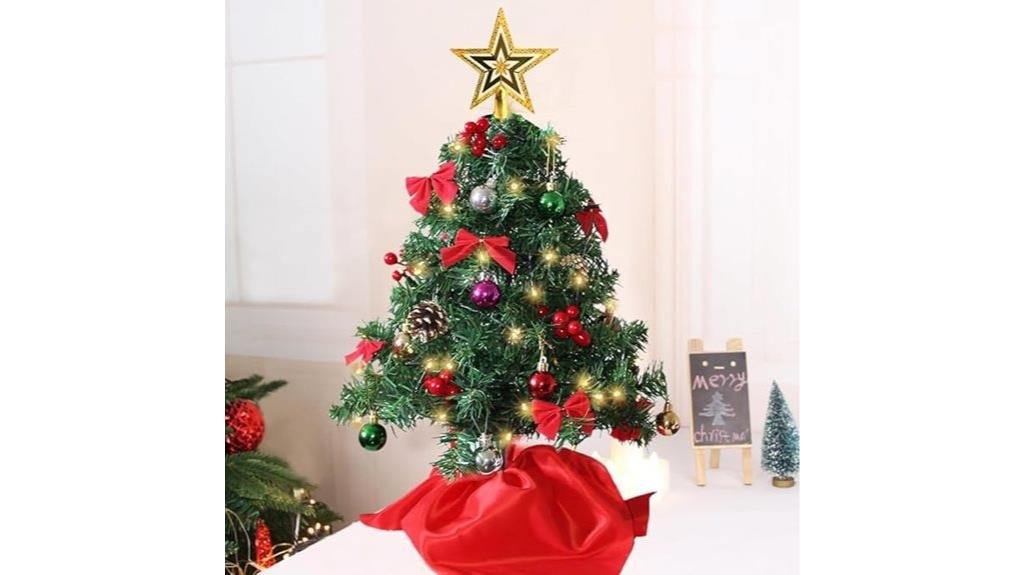 mini christmas tree set