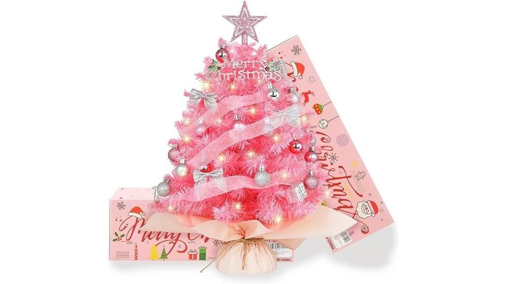 miniature illuminated holiday centerpiece