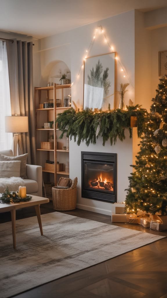 natural decor enhances warmth