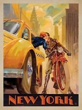 New York Travel Poster 16x24 Retro 1930s Classic Advertising