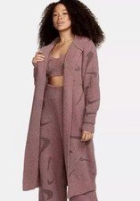 Nike Phoenix Cozy Boucle Long Knit Cardigan Women’s Size Small FD4282-208 NWT