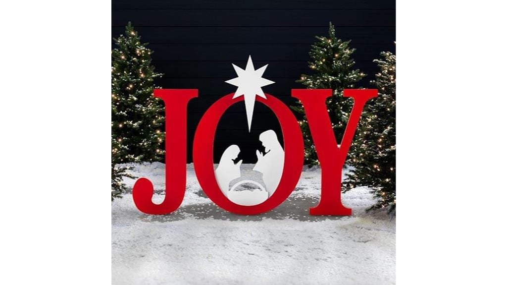 outdoor christmas nativity decoration