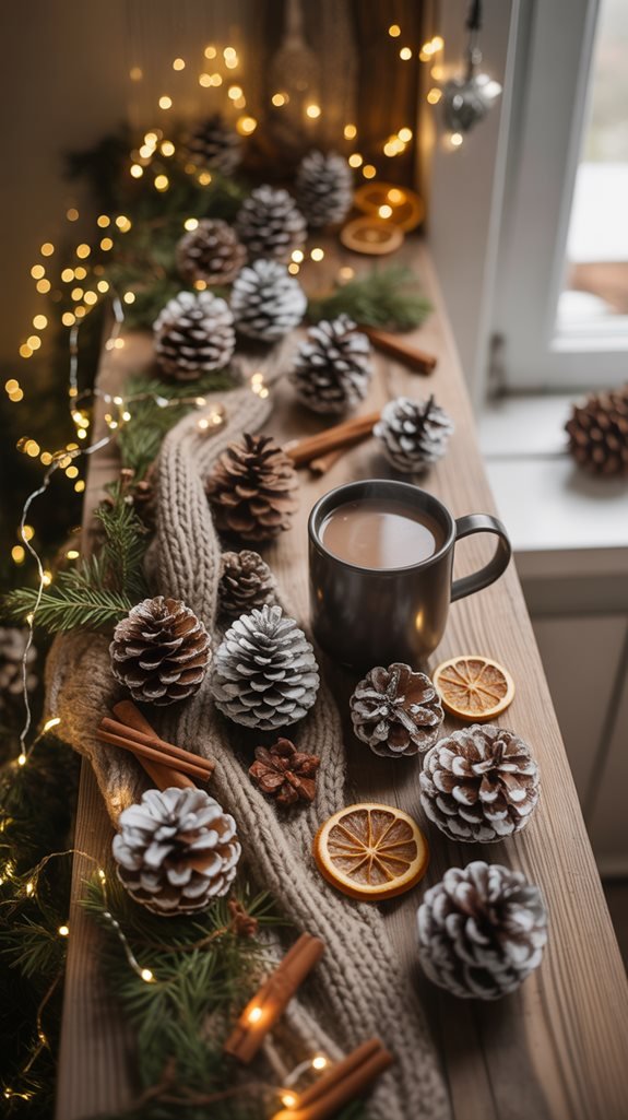 pinecone crafts for holidays