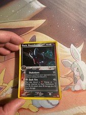 Pokemon Dark Houndoom EX Team Rocket Returns 5/109 Holo SWIRL - MP