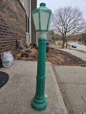 Rare 39" Green Vintage 1969 Empire Lamp Post Blow Mold Christmas Decoration