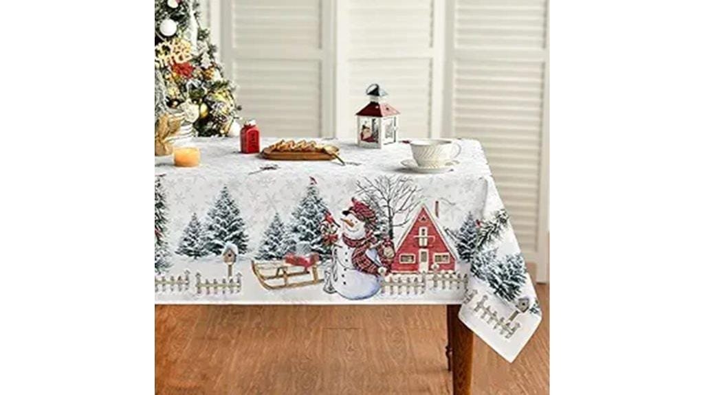 rectangular christmas tablecloth 60x84