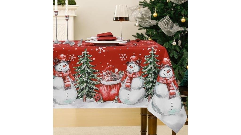 red rectangular tablecloth 60x84