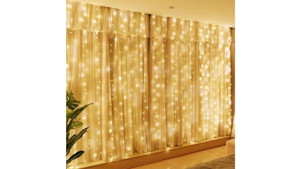 remote controlled led curtain lights