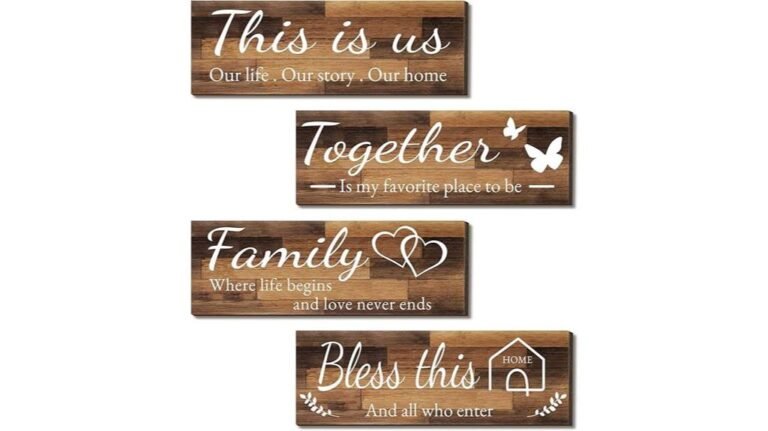 rustic wooden wall signs
