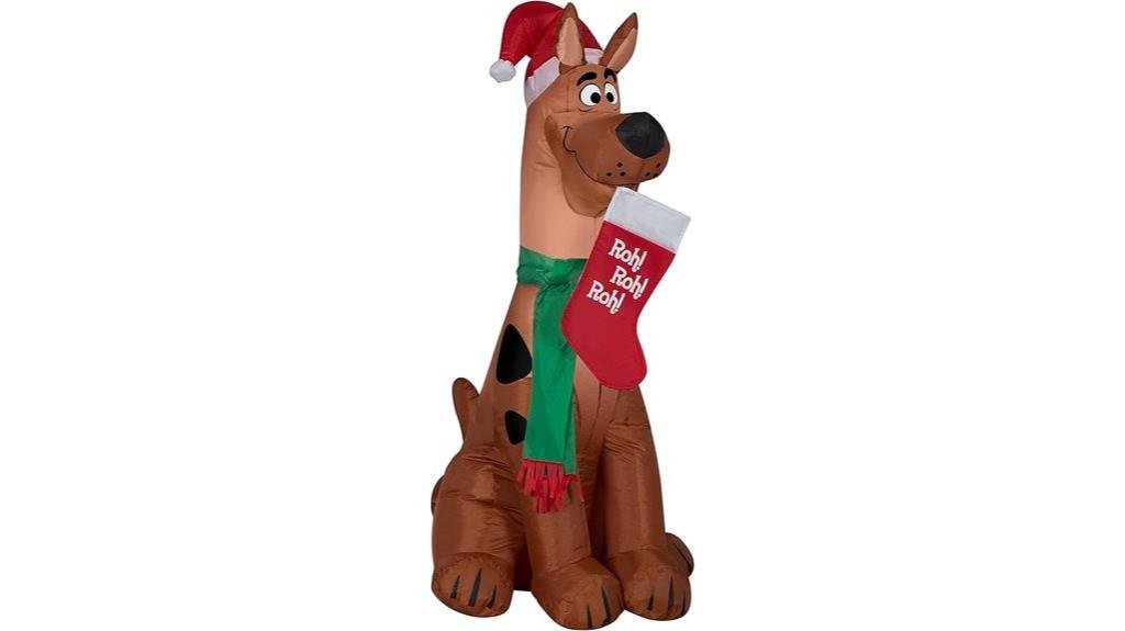 scooby santa hat inflatable