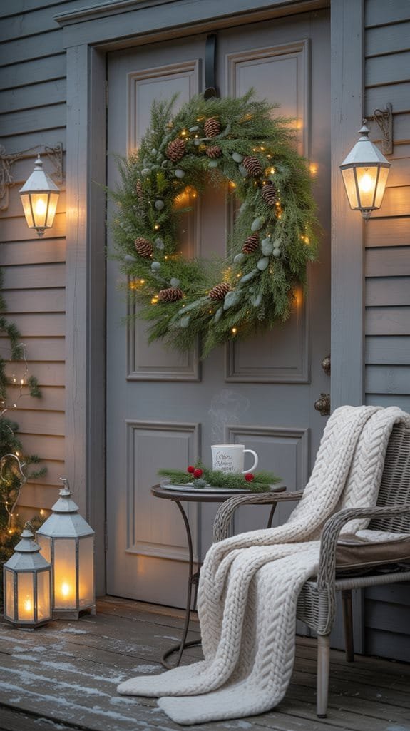 seasonal wreaths for entryway