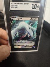 SGC 10 2022 Pokemon TCG Silver Tempest #138 Lugia V Ultra Rare GEM MINT