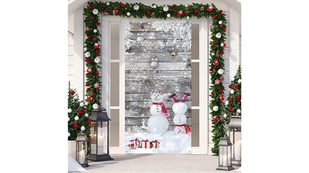 snowman door cover decoration