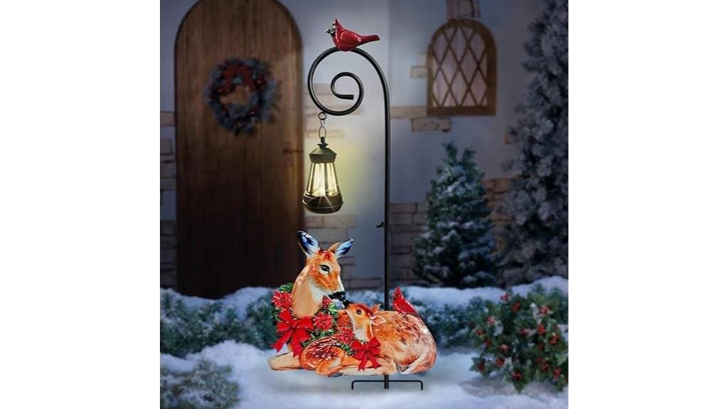 solar lantern deer stake