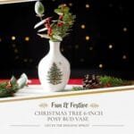 Spode Christmas Tree 6" Posy Vase