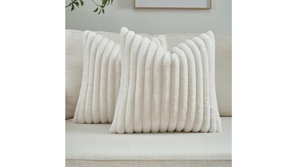 striped decorative throw pillows