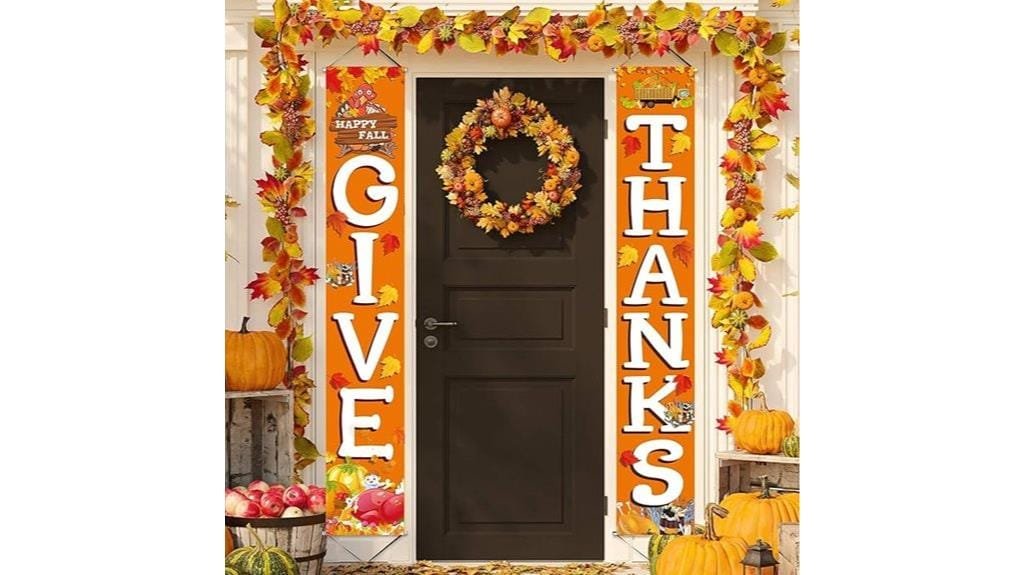 thanksgiving hanging banner decoration
