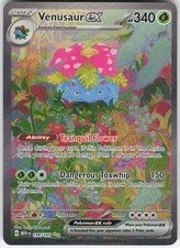 Venusaur ex - Special Illustration Rare SV: Scarlet & Violet 151 198/165 LP-NM
