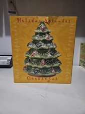 Vintage 90’s Christmas Tree Cookie Jar Holiday Splendor By Patricia Brubaker