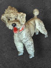 Vintage Breyer Smokey Grey Model-69 Poodle With Red Collar