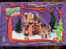 VINTAGE DEPT 56 How The Grinch Stole Christmas CINDY LOU WHO'S HOUSE NEW