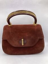 vintage gucci bamboo bag w/ gold chain extremely rare
