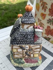 Vintage Omnibus Fitz & Floyd 1993 Haunted House Ghost Halloween Cookie Jar