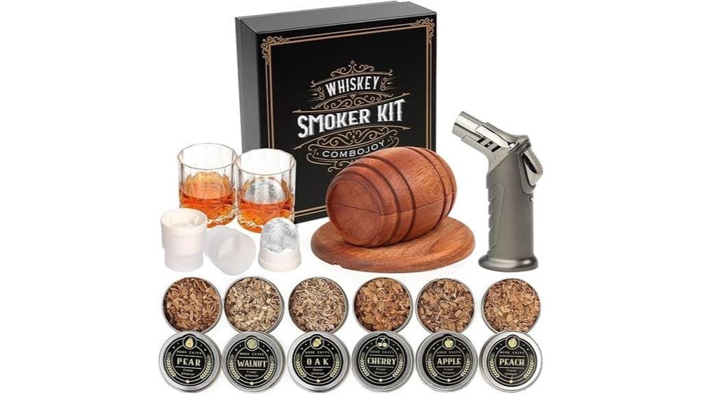 whiskey cocktail smoking kit