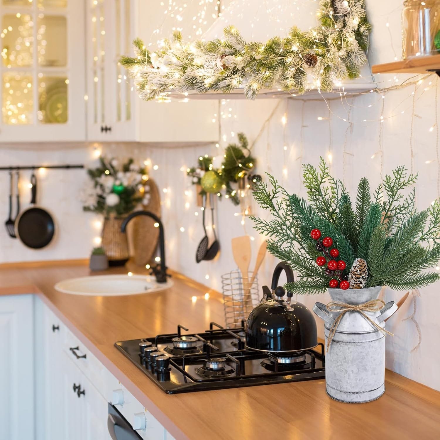 Winlyn 15" Rustic Farmhouse Christmas Centerpiece