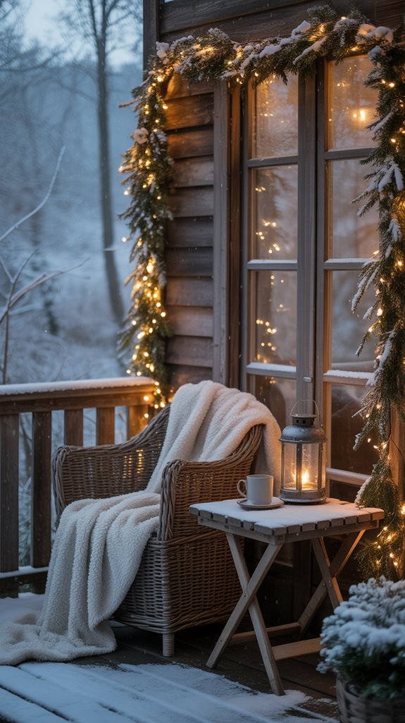 winter porch artwork ideas