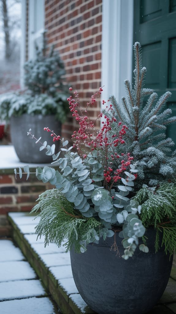 winter porch plant combinations