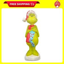 3 FT DR SEUSS THE GRINCH WITH STOCKING LED BLOW MOLD LIGHTED YARD DECOR