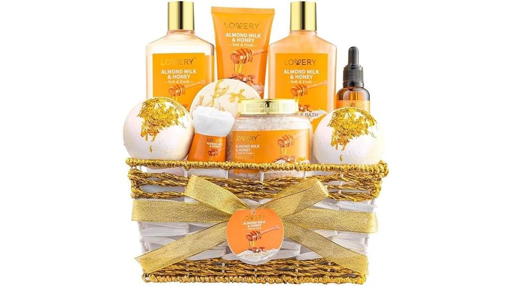 almond milk honey beauty set