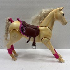 Barbie Jumping Tawny Horse for Doll Set Horse Only Tested and Working 2006 #006
