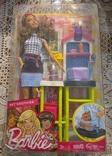 Barbie You Can Be Anything PET GROOMER Doll Playset New Read