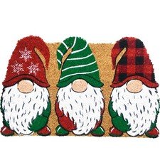 Briarwood Lane Holiday Gnomes Medium Coir Doormat 24 x 36
