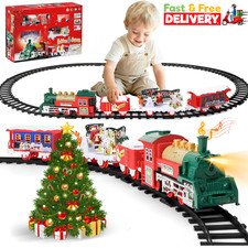 Christmas Tree Train Set with Lights & Sound – Gift for Kids, Brand New