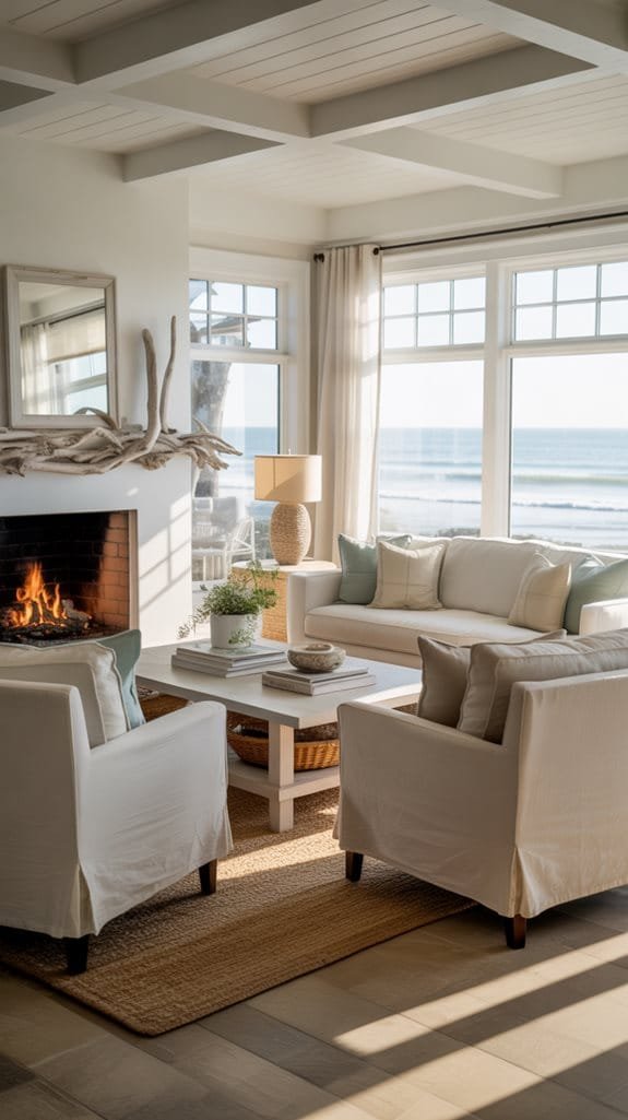 coastal living room serenity