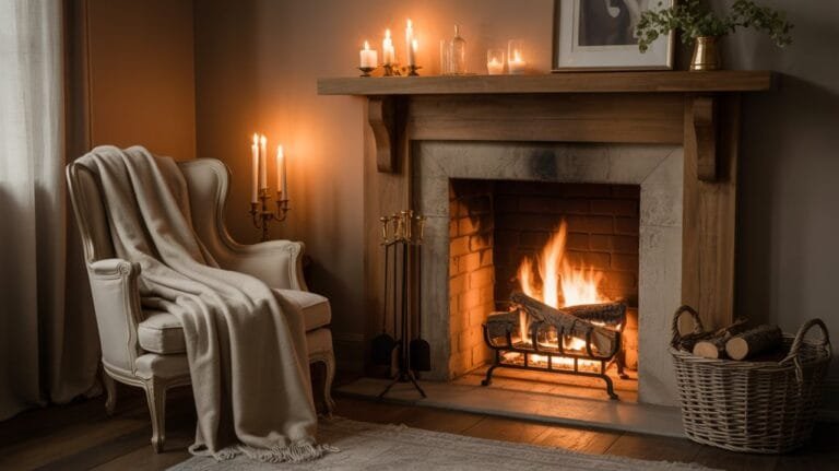 cozy fireplace decorating ideas