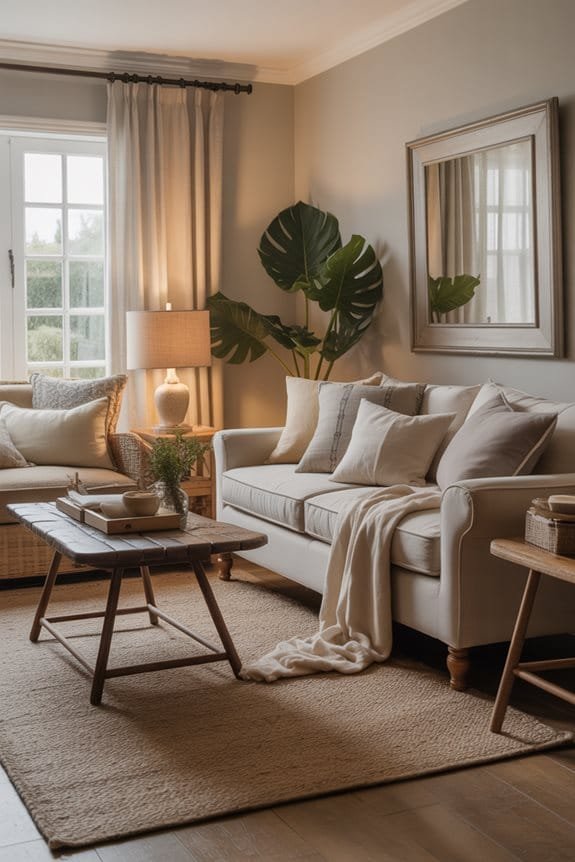 cozy layered textile comfort