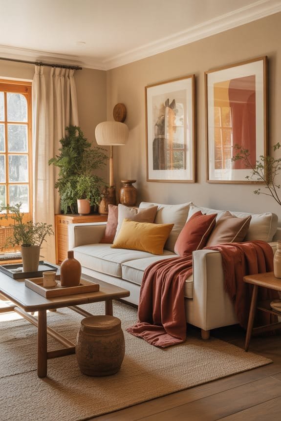 cozy warm color palette