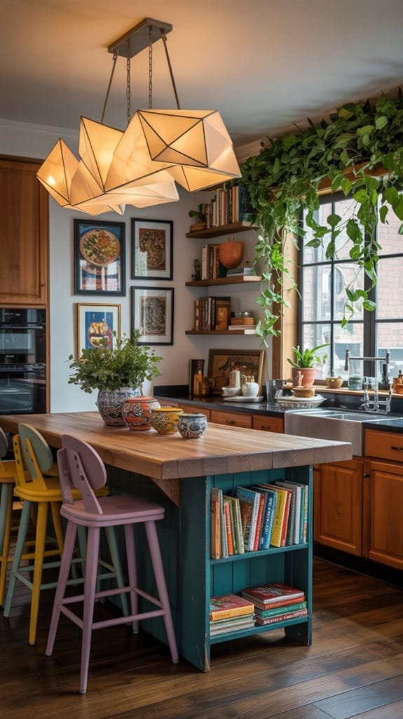 eclectic kitchen lighting ideas