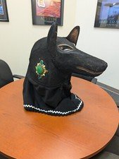 Egyptian Custom Made Professional Head Piece Costume Anubis