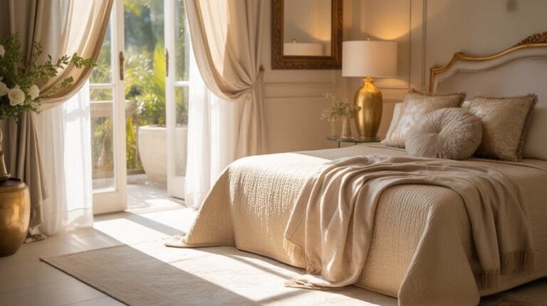 elegant beige and gold decor