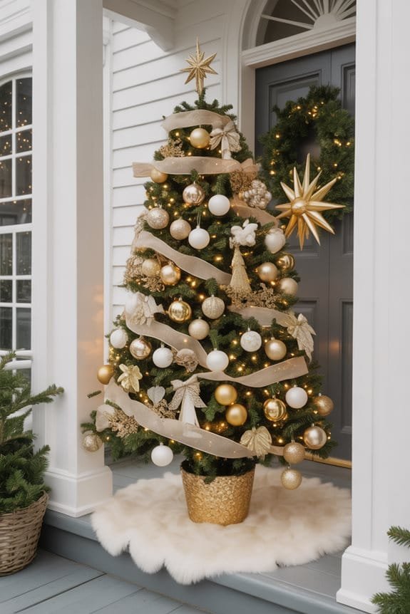 elegant holiday decor display