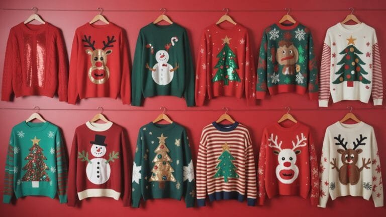 funny christmas sweaters collection