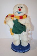 Gemmy Frosty Snowman Animated Spinning Snowflake 2004 Parts Repair 20 Inch